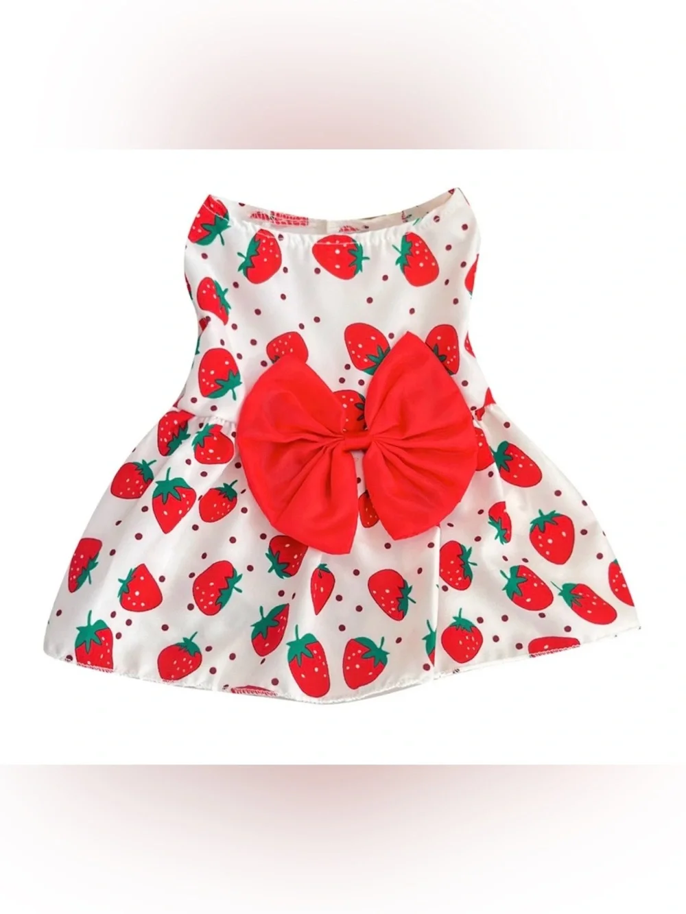 Dog Princess Dress Pet Skirt Cute Printed Bow Lace Dog Dress size L